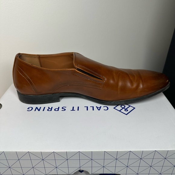 Call It Spring Men's Brown Loafers Size 13 - Picture 4 of 11